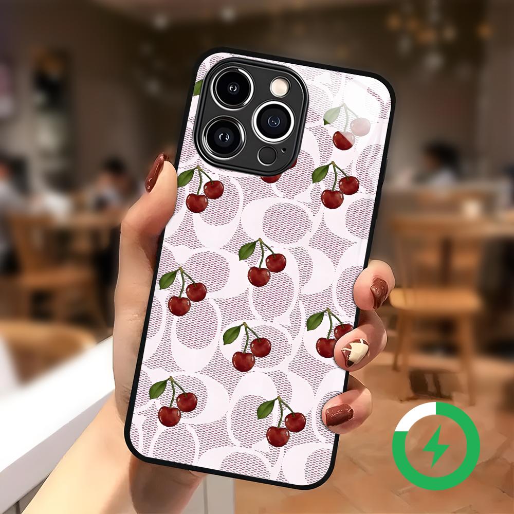 Cherry Luxury Pattern Phone Ca - огляд і ціна Screen Protector Film