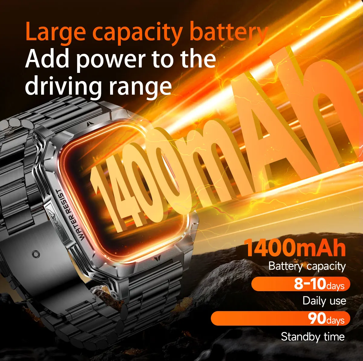 2026 New Built-in 1400mAh Supe - огляд і ціна Smartwatch Store