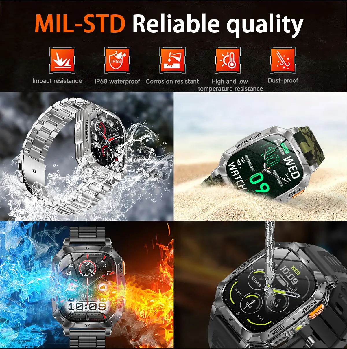 2026 New Built-in 1400mAh Supe - огляд і ціна Smartwatch Store
