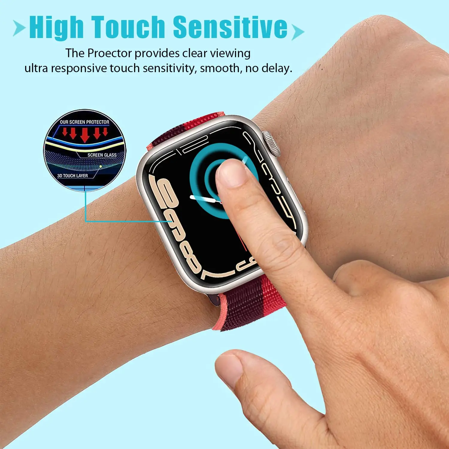 3D Tempered Glass For Apple Wa - огляд і ціна Smartwatch Watch Accessories