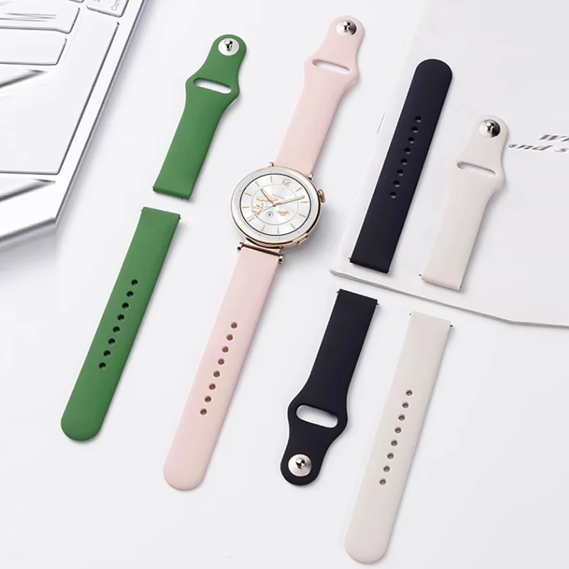 18mm Silicone Watch Strap For  - огляд і ціна Fossil Smartwatch Accessories