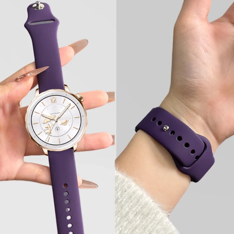 18mm Silicone Watch Strap For  - огляд і ціна Fossil Smartwatch Accessories