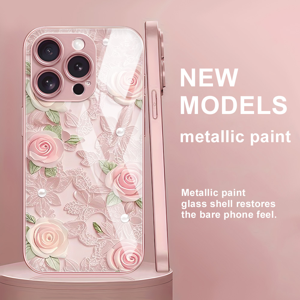 Flower Tempered Glass Case For - огляд і ціна Screen Protector Film