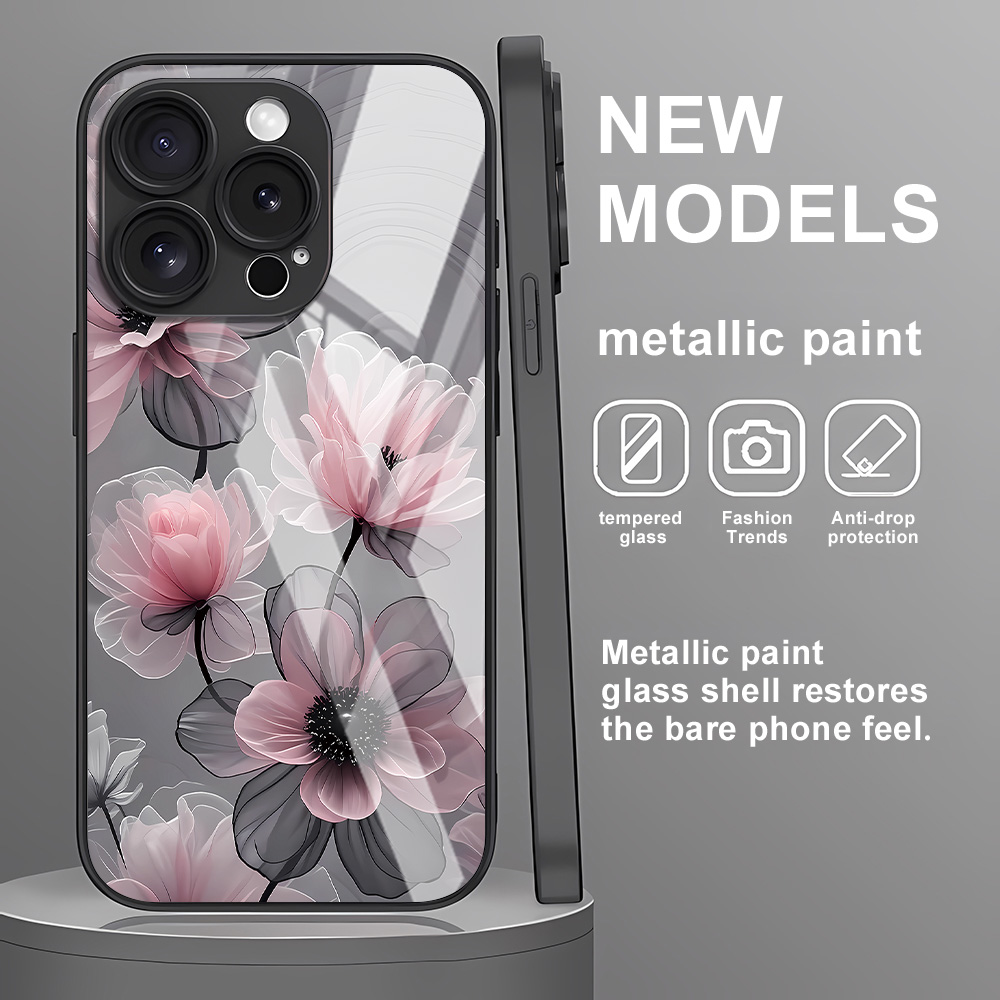 Flower Tempered Glass Case For - огляд і ціна Screen Protector Film