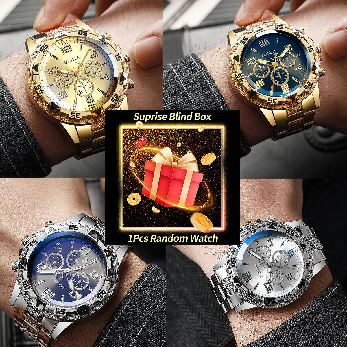 1PC Surprise Mystery Watch Bli - огляд і ціна Accessories With Watch